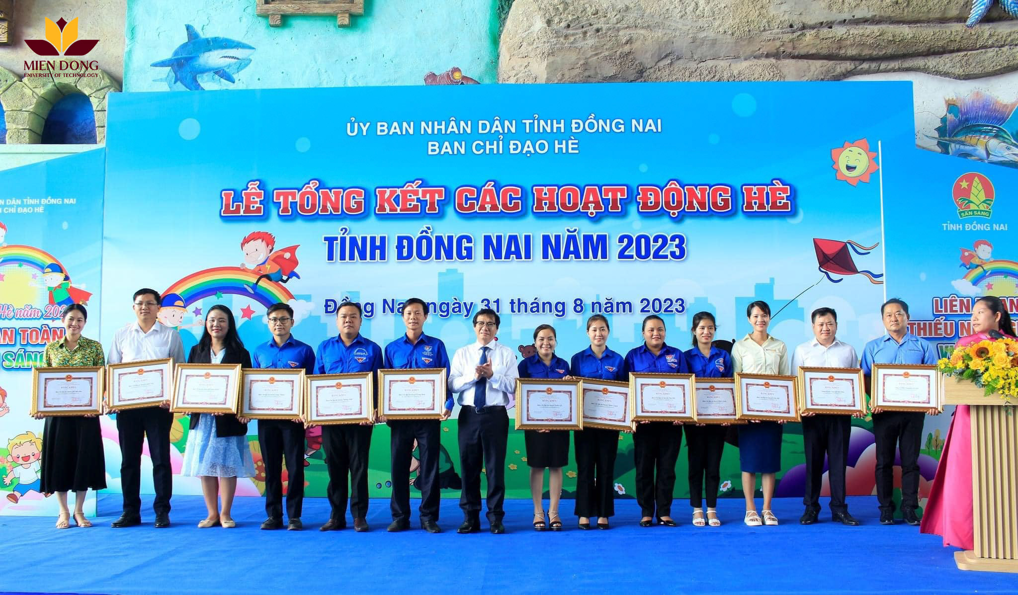 MIT Uni. được trao tặng danh hiệu Tập thể có thành tích xuất sắc trong chiến dịch tình nguyện hè năm 2023