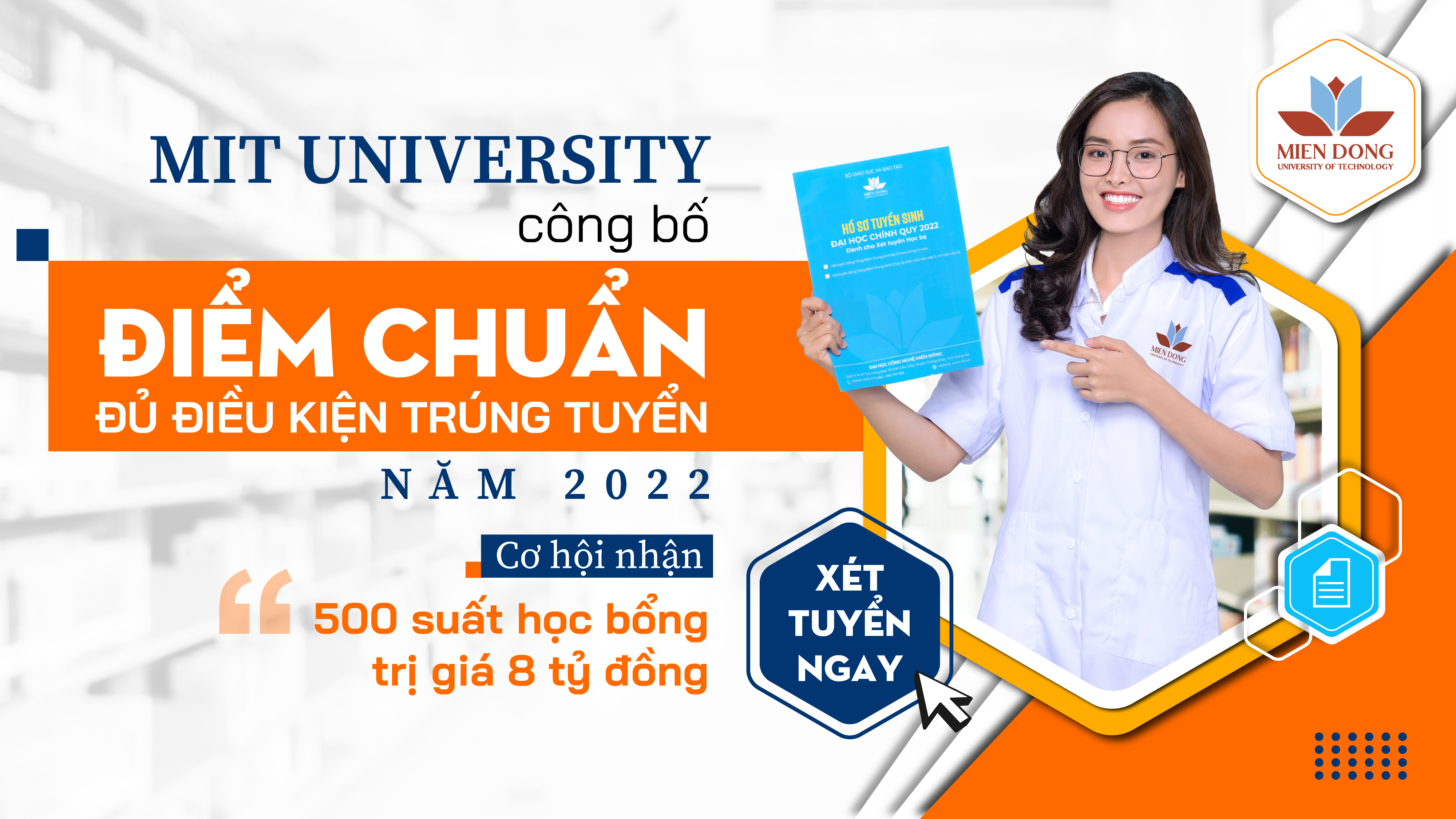 MIT University công bố điểm chuẩn đủ điều kiện trúng tuyển đại học chính quy năm 2022