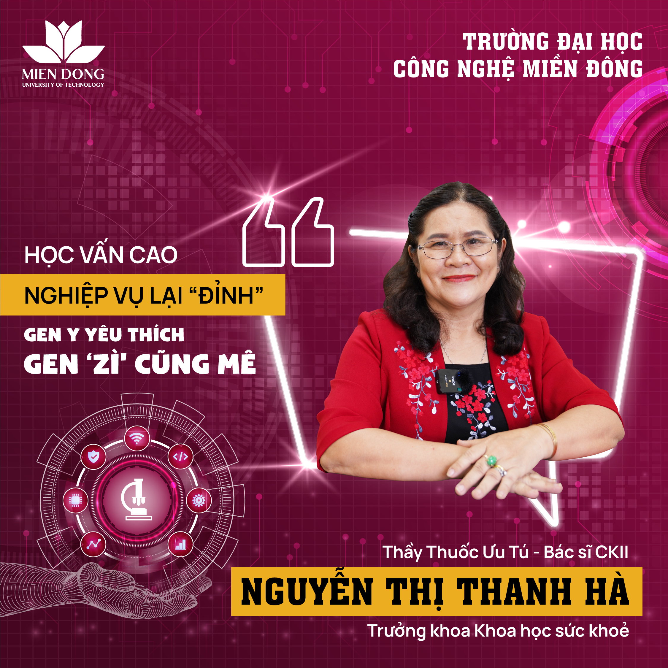 Thầy thuốc Ưu tú, BSCKII Nguyễn Thị  Thanh Hà - Học vấn cao, nghiệp vụ lại đỉnh!