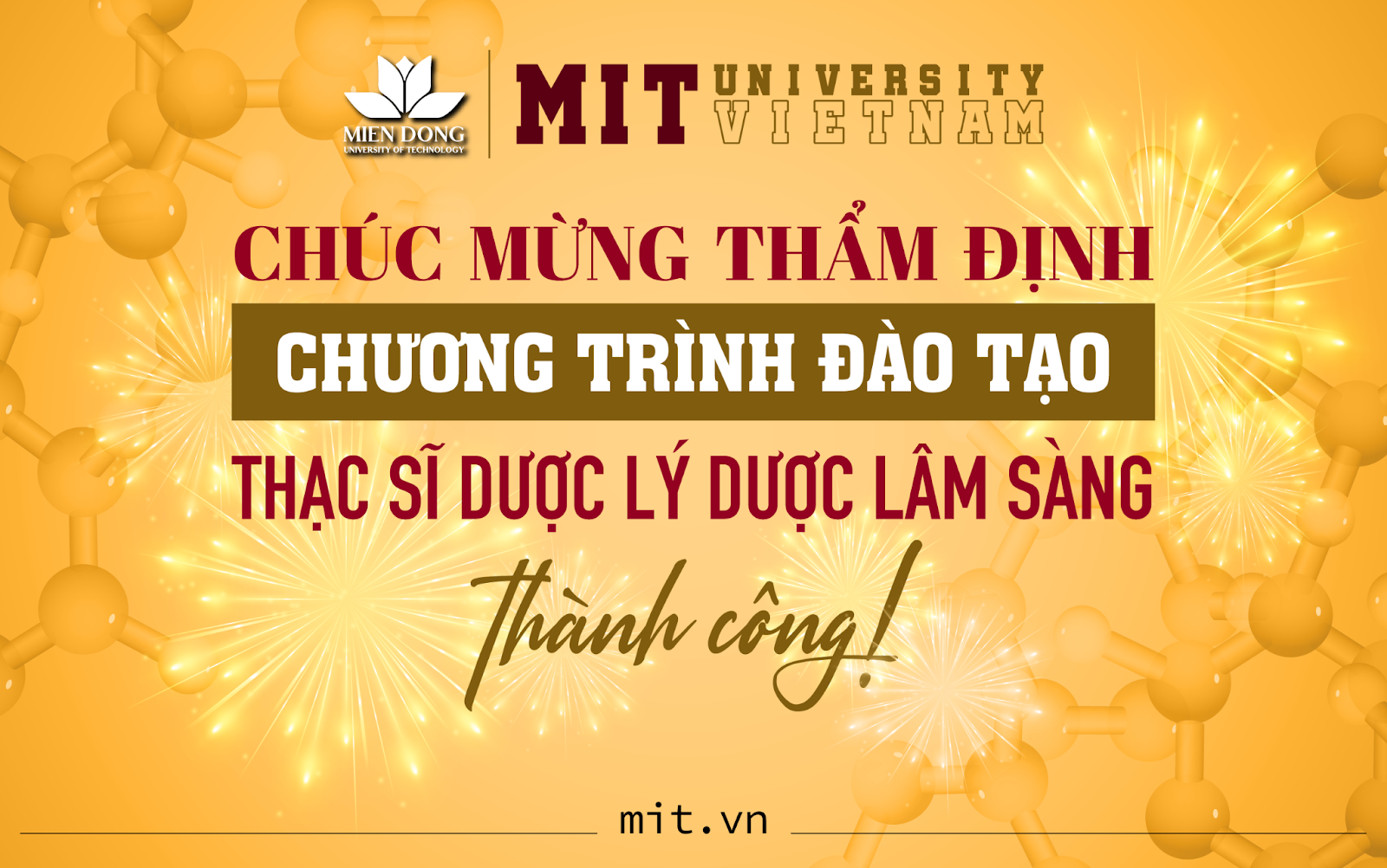 MIT - Banner web Chuc mung Tham dinh nganh Duoc