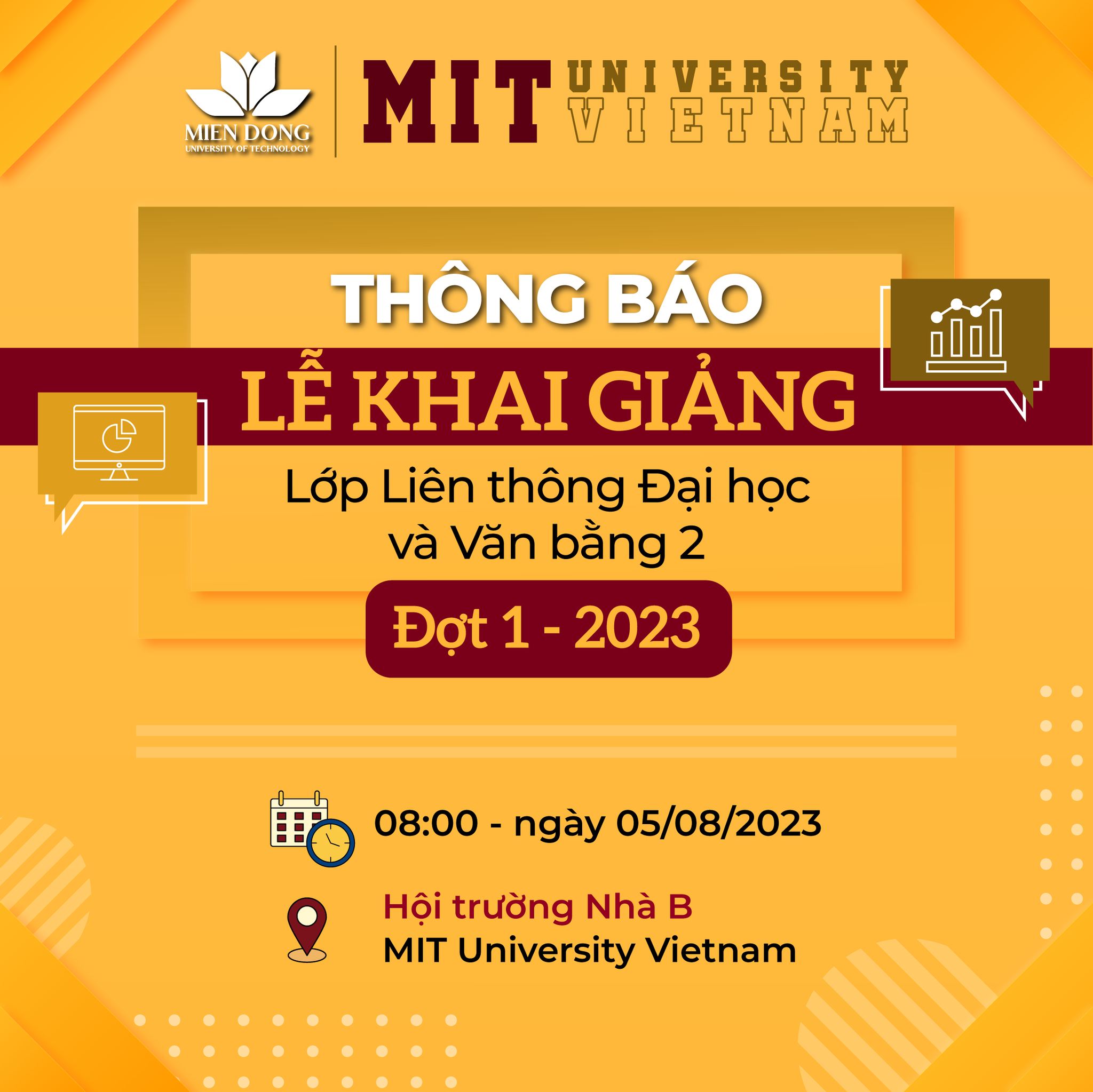 Thông báo khai giảng liên thông