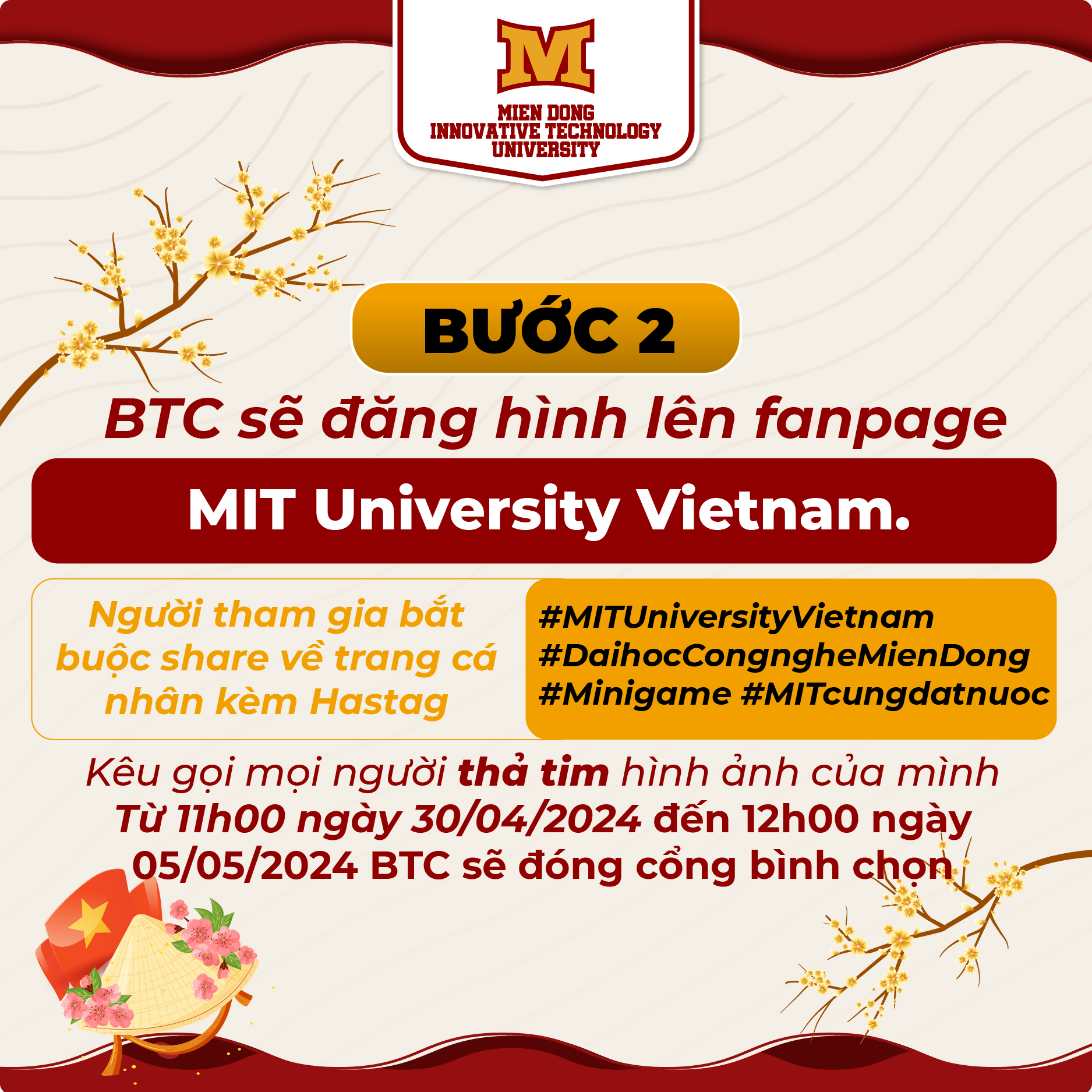 Minigame - “Cuộc thi ảnh - MIT CHECK IN CÙNG TỔ QUỐC"