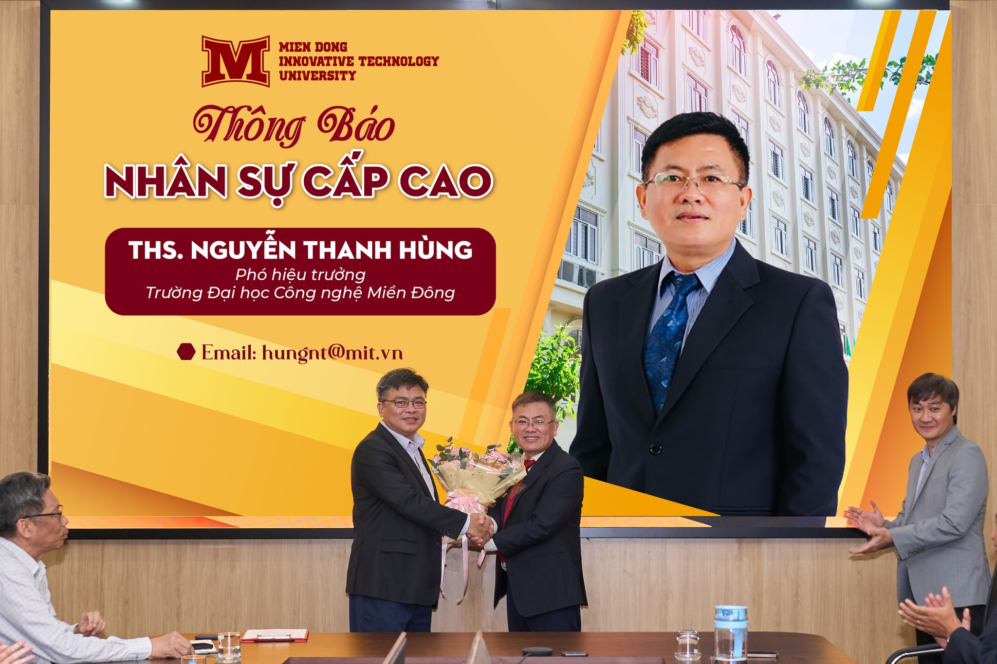 Phó Hiệu trưởng Nhà trường - ThS. Nguyễn Thanh Hùng