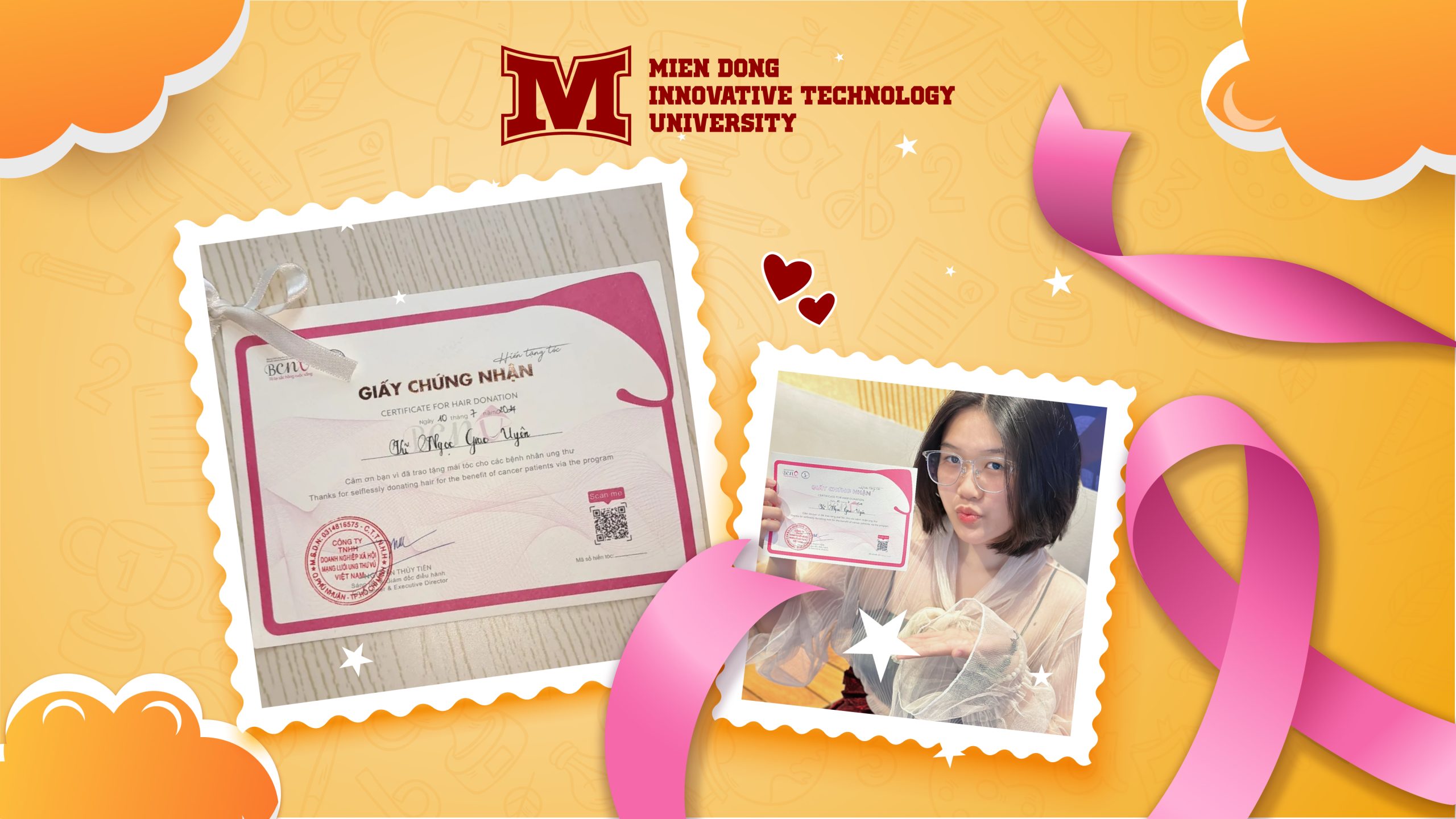 [Gương mặt MITERS] Vũ Ngọc Giao Uyên - Tấm Lòng Nhân Ái và Tình Yêu Thương Tại MIT Uni.