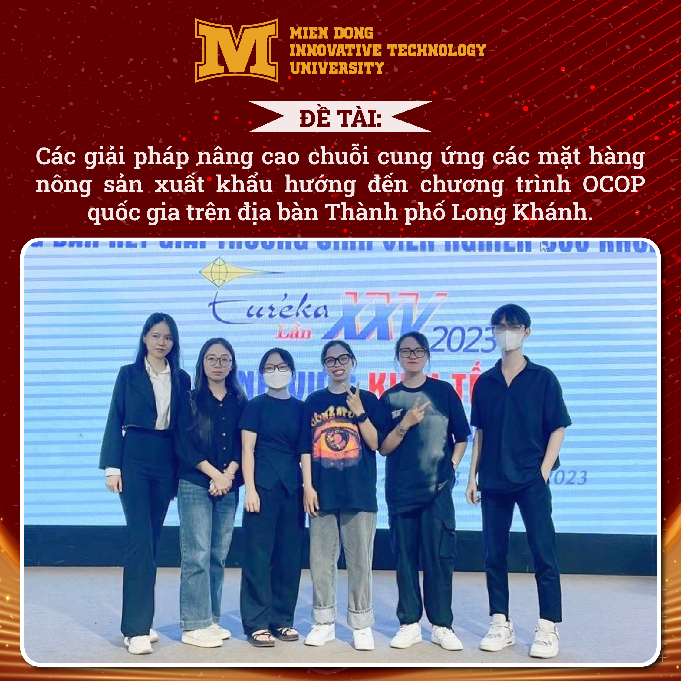 Nhóm sinh viên ngành Kinh doanh quốc tế nghiên cứu hỗ trợ các doanh nghiệp tại Long Khánh hướng tới sản xuất theo chương trình OCOP