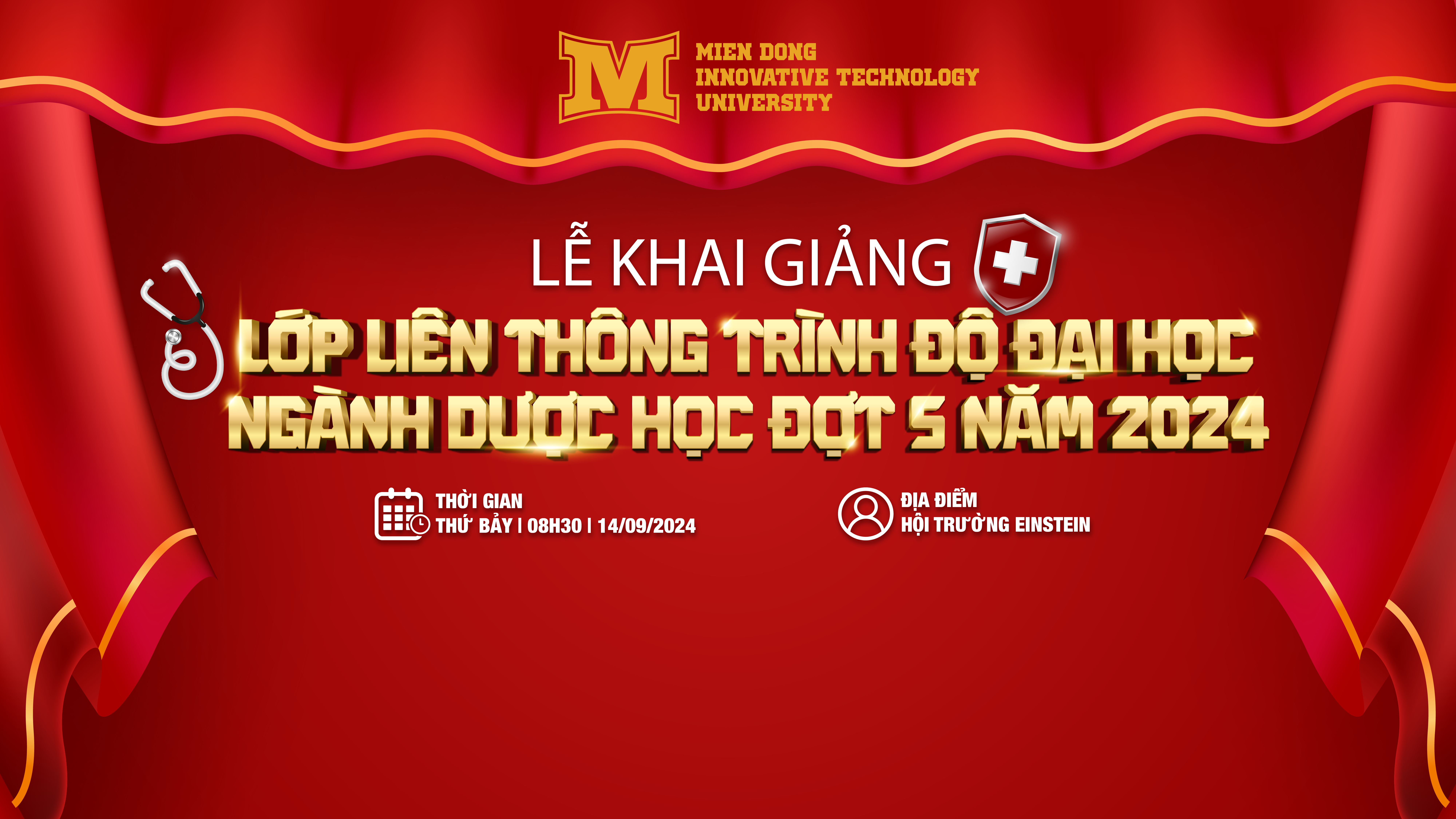 Tổ chức lễ khai giảng liên thông đại học ngành Dược học đợt 5 năm 2024