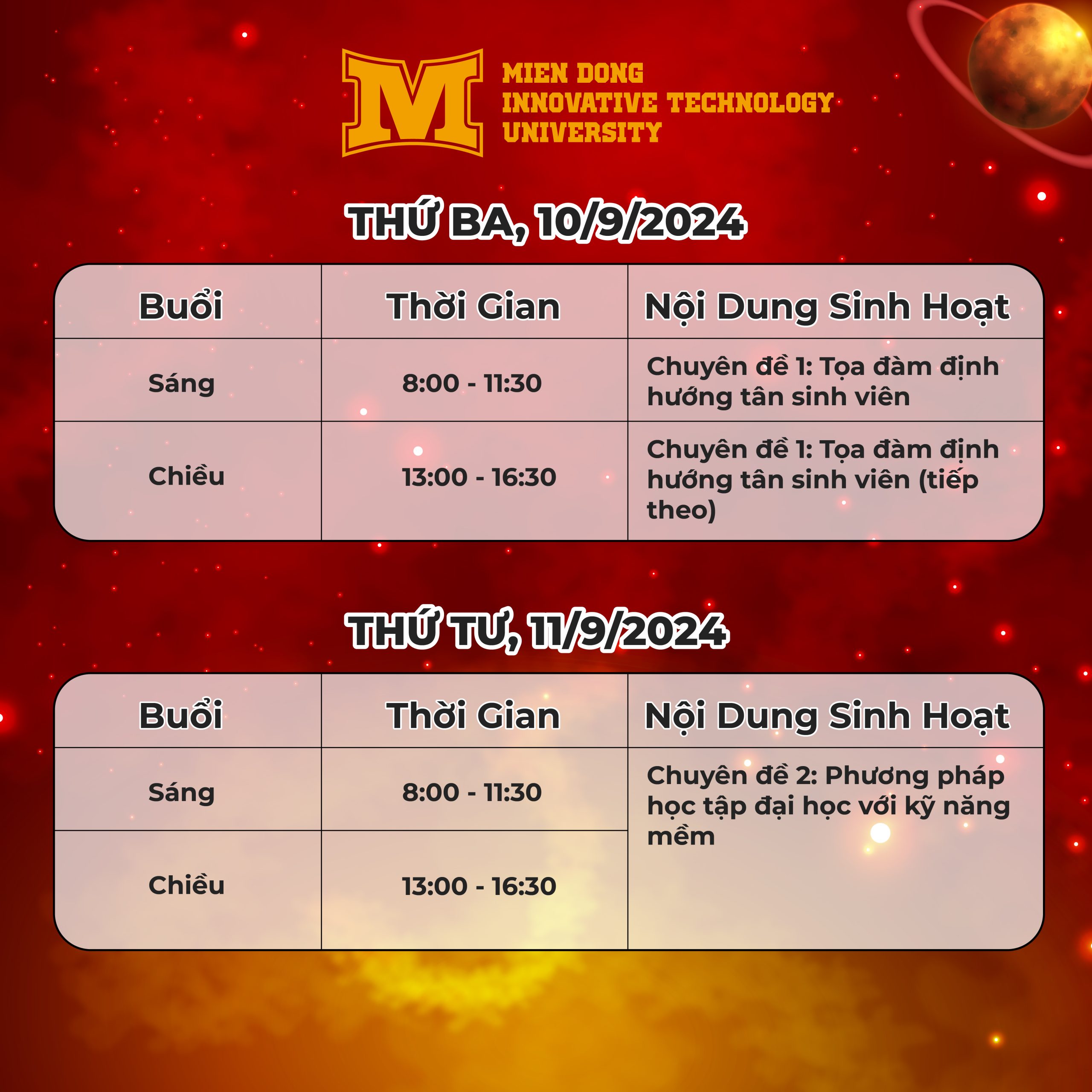 Tân sinh viên K24 chính thức bước vào tuần lễ định hướng