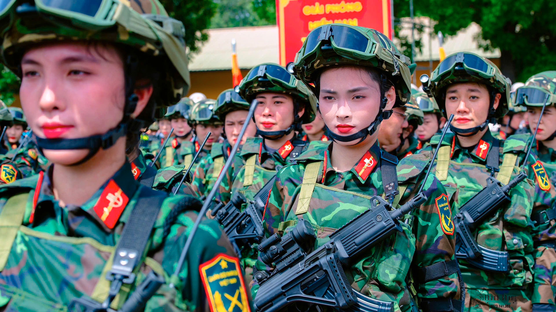Tự hào tuổi trẻ Trường Đại học Công nghệ Miền Đông – Góp mặt trong đoàn diễu binh Kỷ niệm 50 năm Ngày Giải phóng miền Nam, thống nhất Đất nước (30/4/1975 - 30/4/2025)