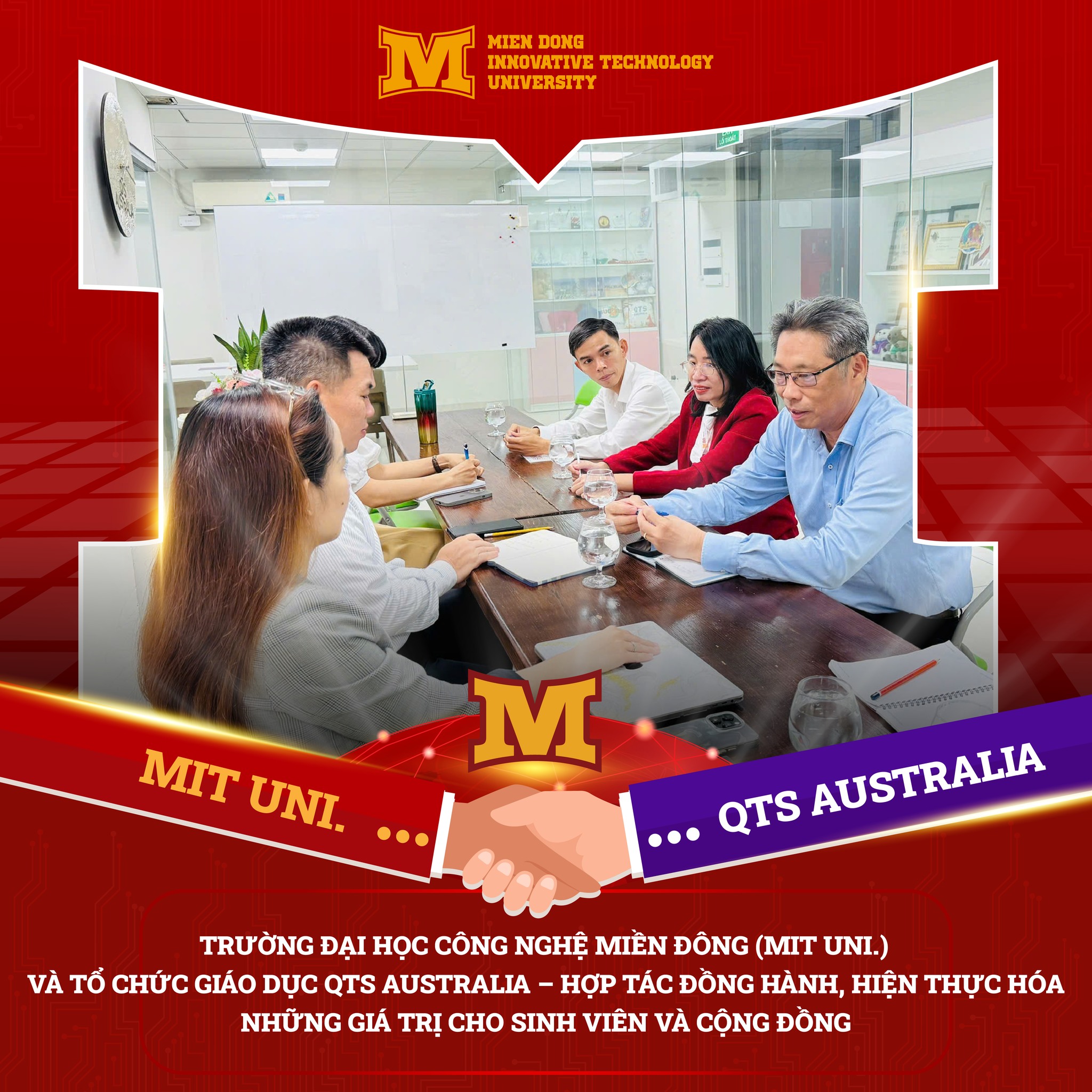 MIT Uni. và QTS Australia hợp tác vì giá trị sinh viên và cộng đồng