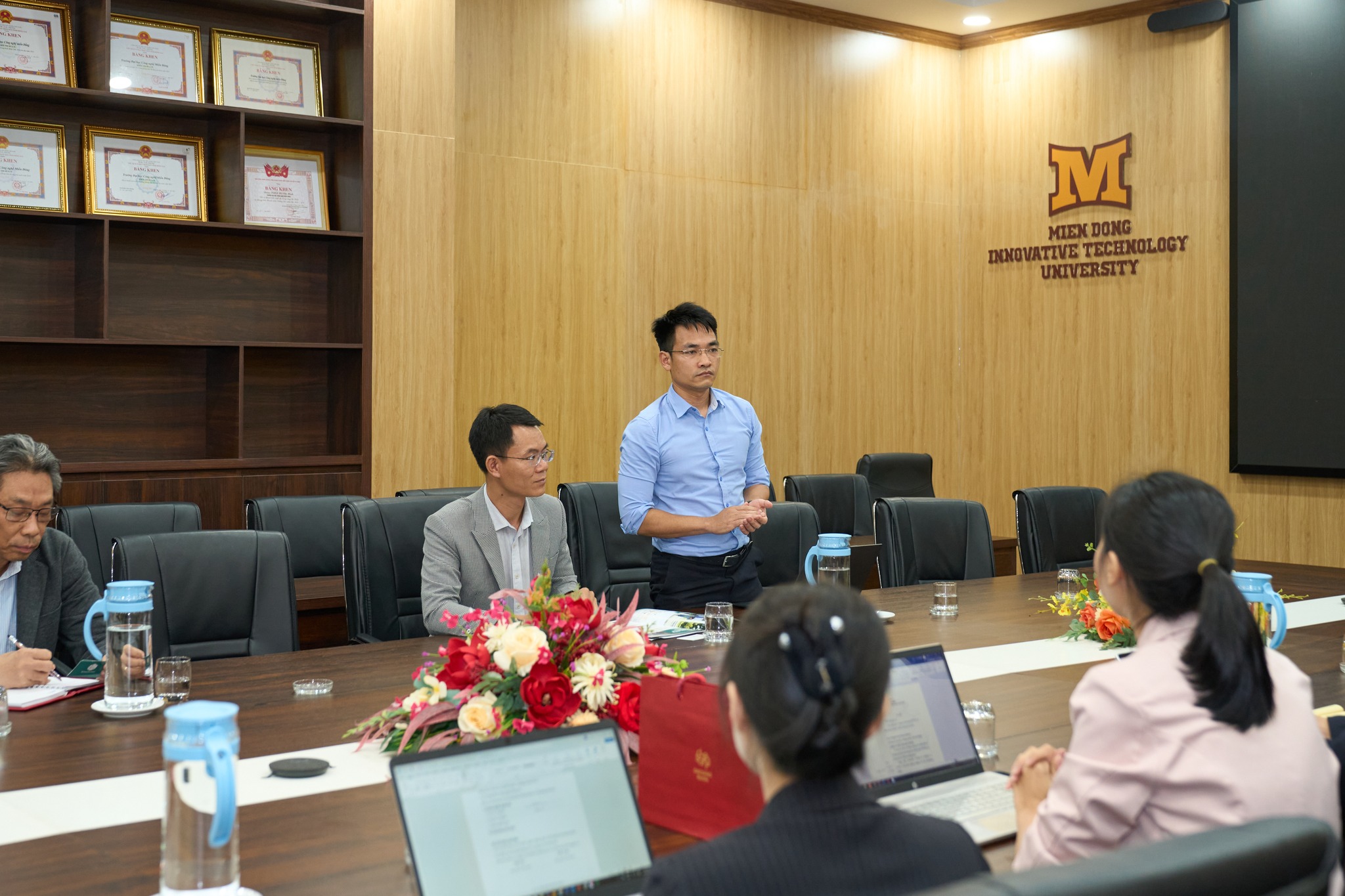 TS. Đinh Hữu Bá – Phó Trưởng phòng Quản lý khoa học và Hợp tác quốc tế