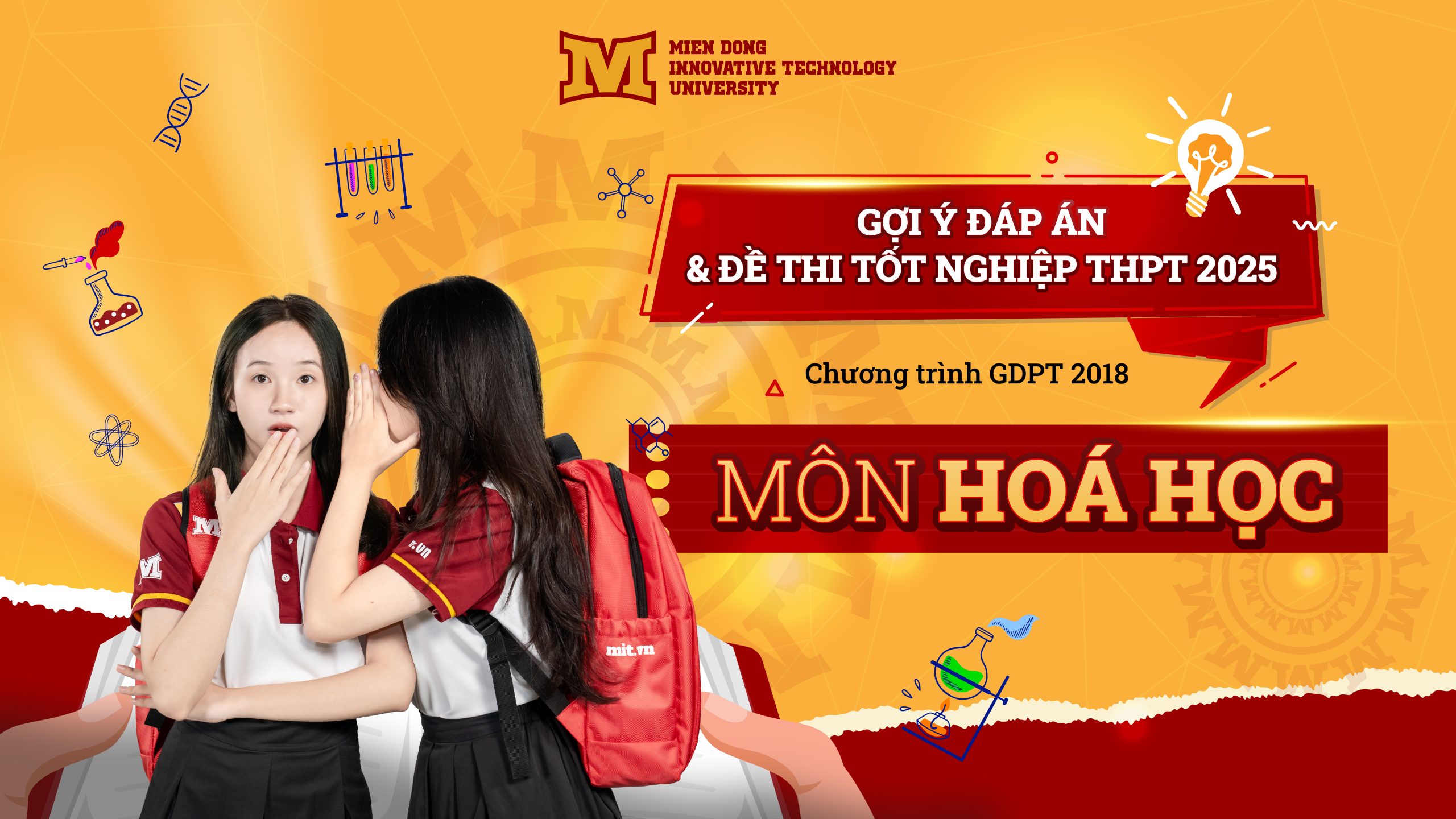 Đáp án và đề thi chính thức môn Hóa học kỳ thi Tốt nghiệp THPT năm 2025