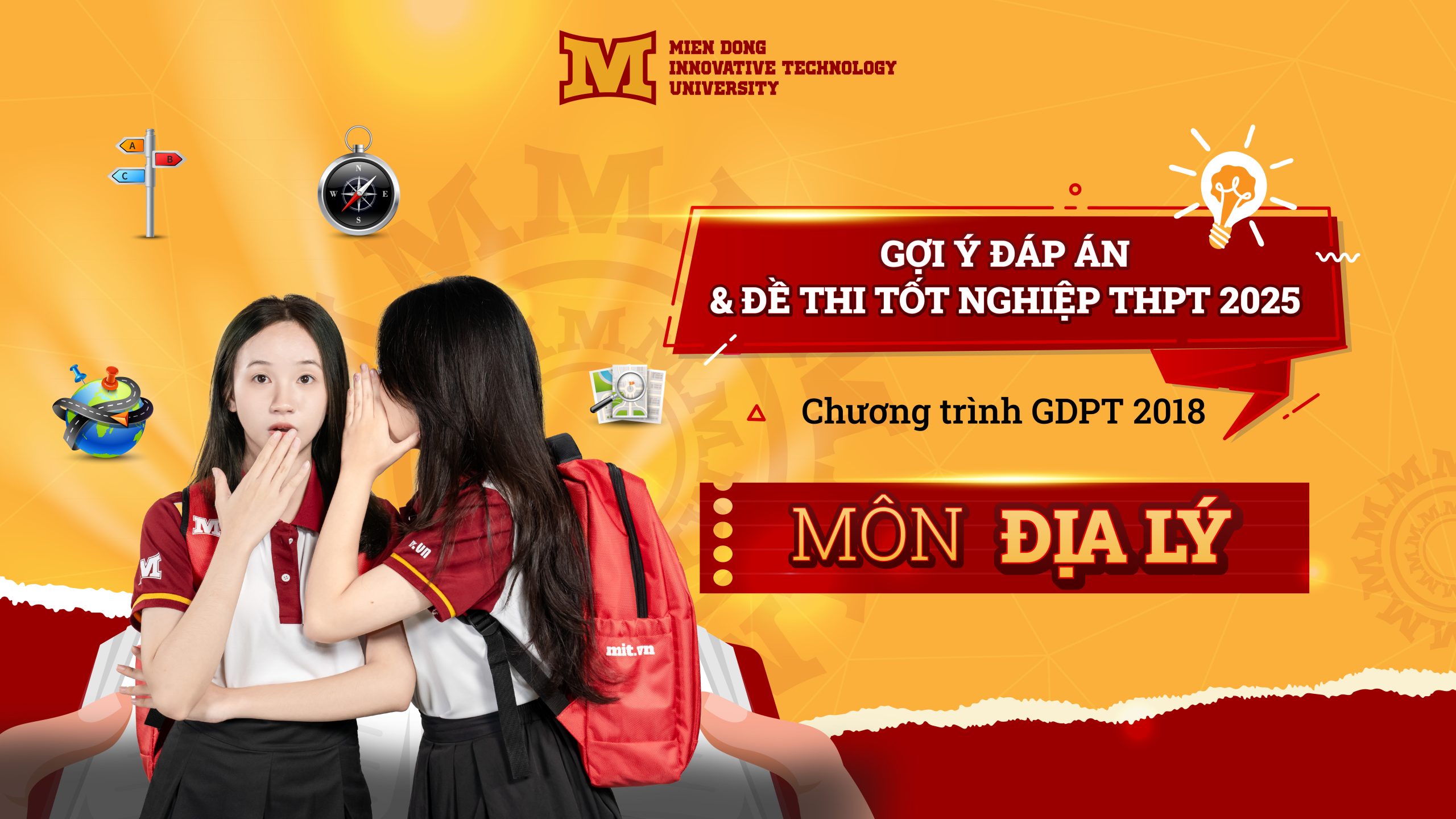 Đáp án và đề thi chính thức môn Địa lý kỳ thi Tốt nghiệp THPT năm 2025