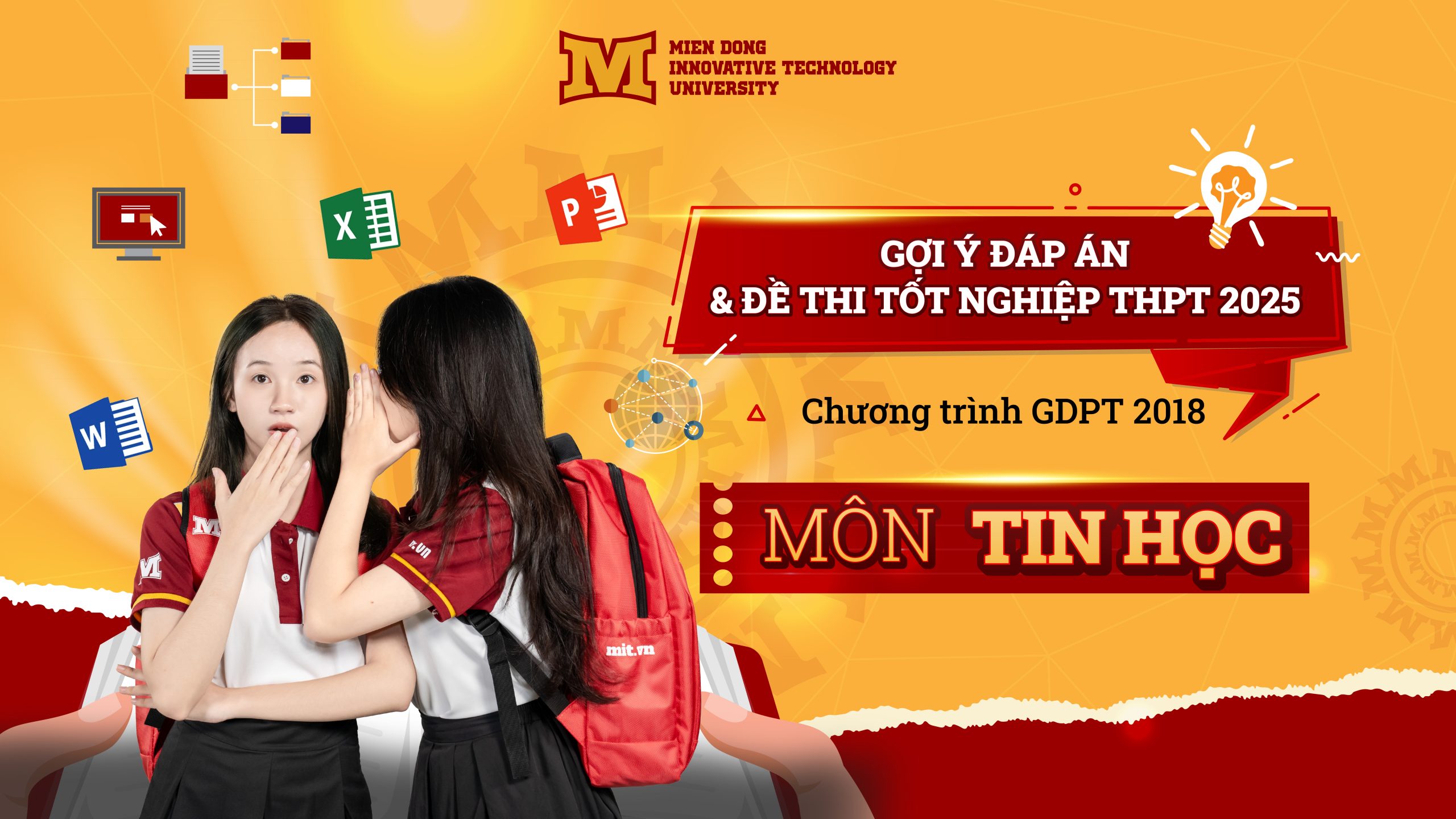 Đáp án và đề thi chính thức môn Tin học kỳ thi Tốt nghiệp THPT năm 2025