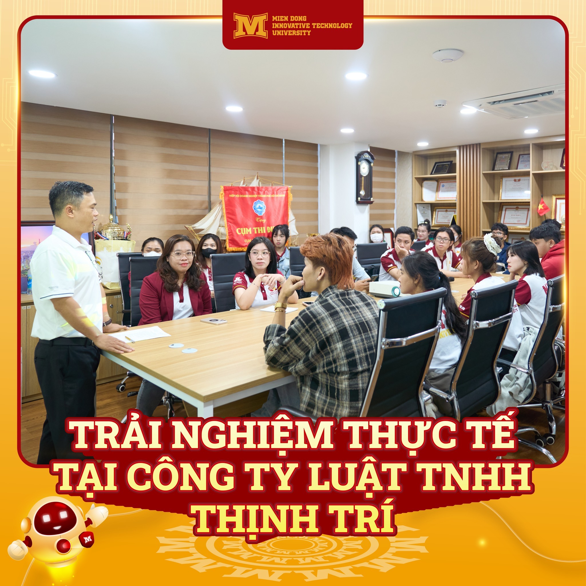 TRẢI NGHIỆM THỰC TẾ TẠI CÔNG TY LUẬT TNHH THỊNH TRÍ - NGÀNH LUẬT KINH TẾ - KHOA KINH TẾ – QUẢN TRỊ – LUẬT