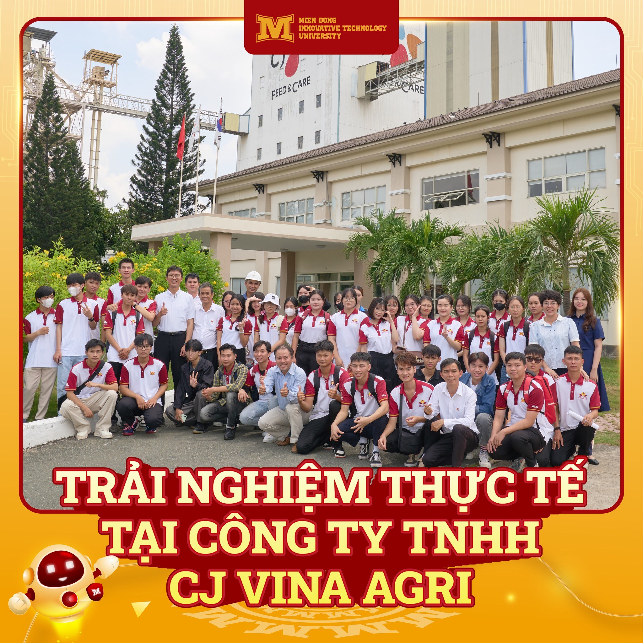 TRẢI NGHIỆM THỰC TẾ TẠI CÔNG TY TNHH CJ VINA AGRI - NGÀNH THÚ Y - KHOA KHOA HỌC SỨC KHỎE