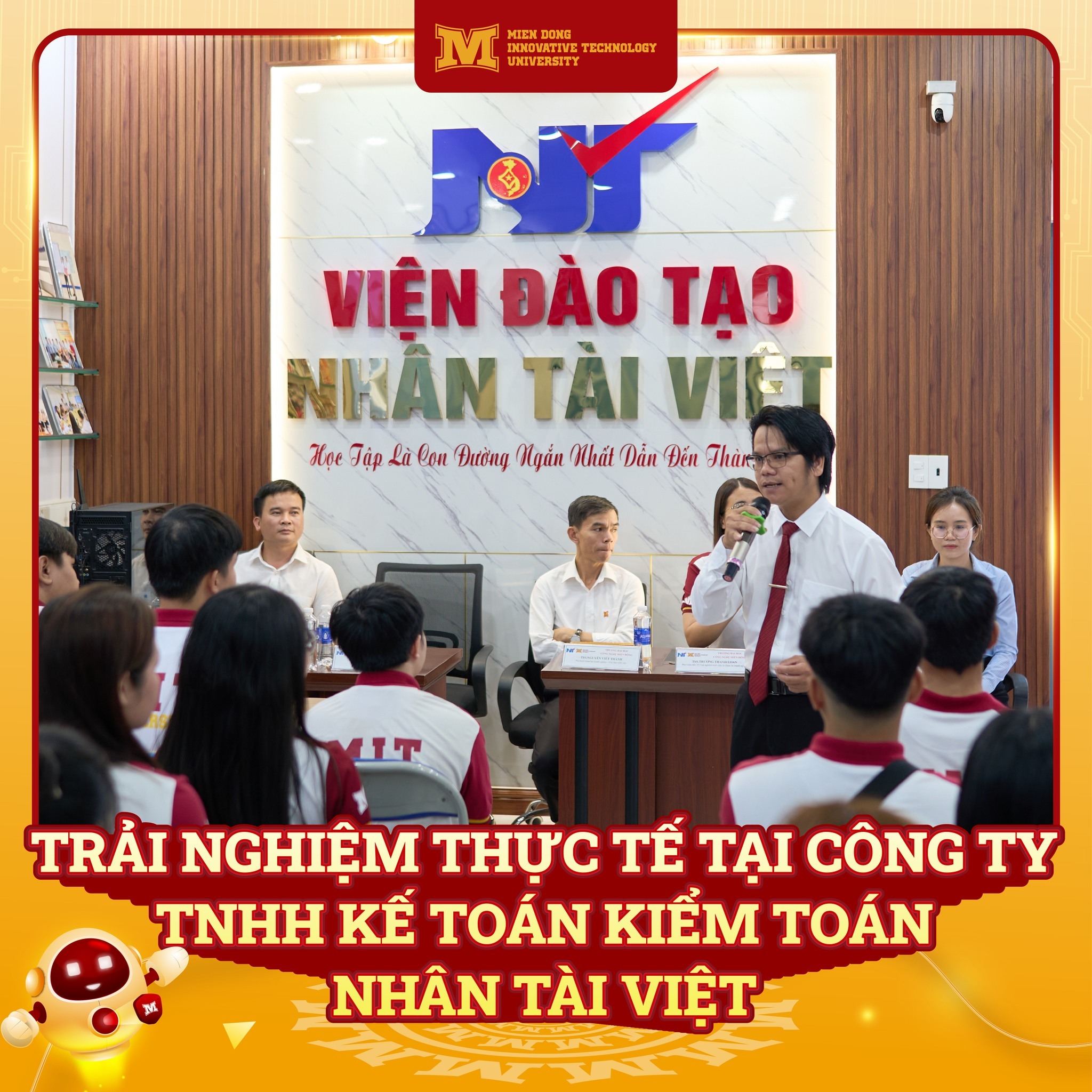 TRẢI NGHIỆM THỰC TẾ TẠI CÔNG TY TNHH KẾ TOÁN KIỂM TOÁN NHÂN TÀI VIỆT - NGÀNH KẾ TOÁN - KHOA KINH TẾ – QUẢN TRỊ – LUẬT