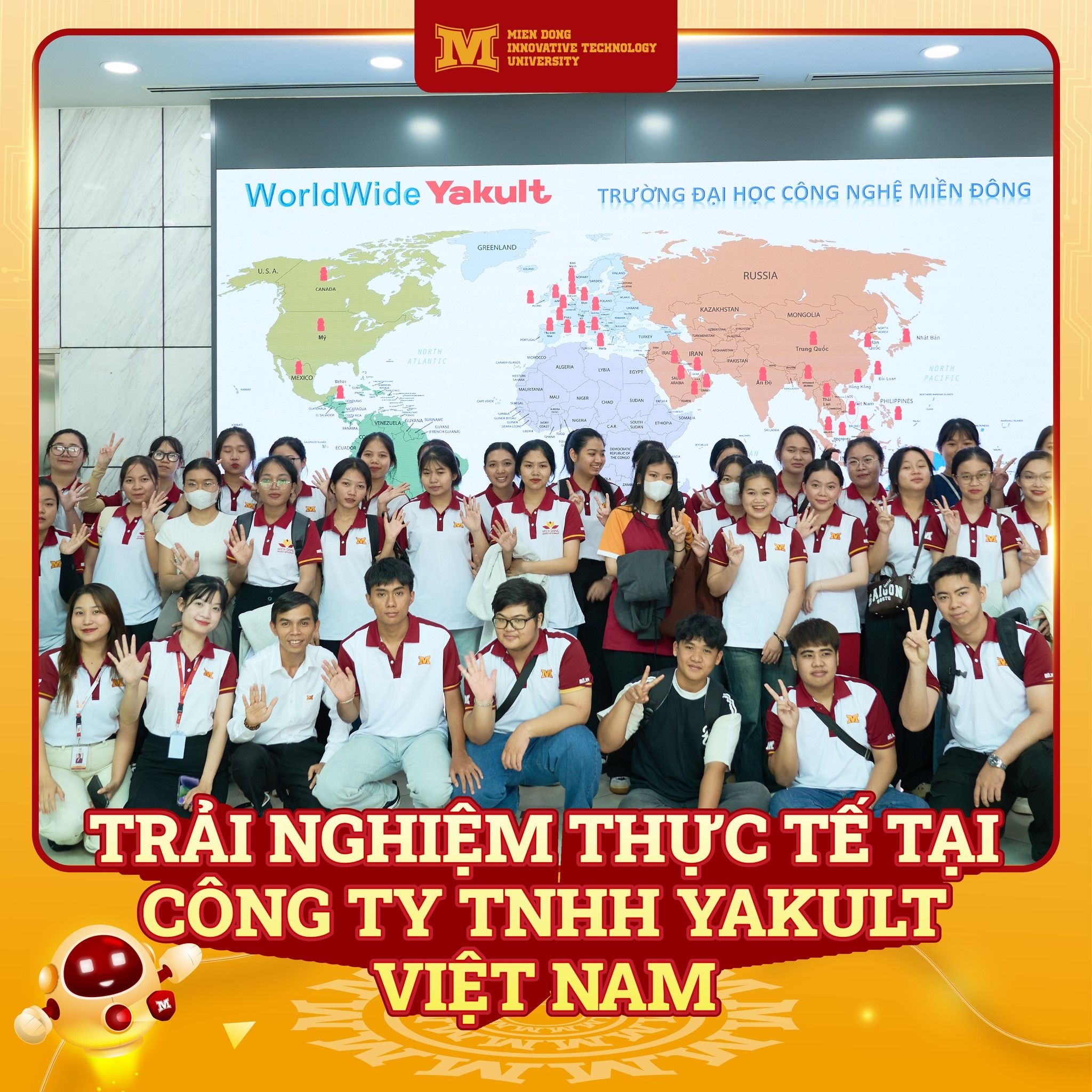 TRẢI NGHIỆM THỰC TẾ TẠI CÔNG TY TNHH YAKULT VIỆT NAM - NGÀNH KẾ TOÁN VÀ NGÀNH QUẢN TRỊ KINH DOANH - KHOA KINH TẾ – QUẢN TRỊ – LUẬT