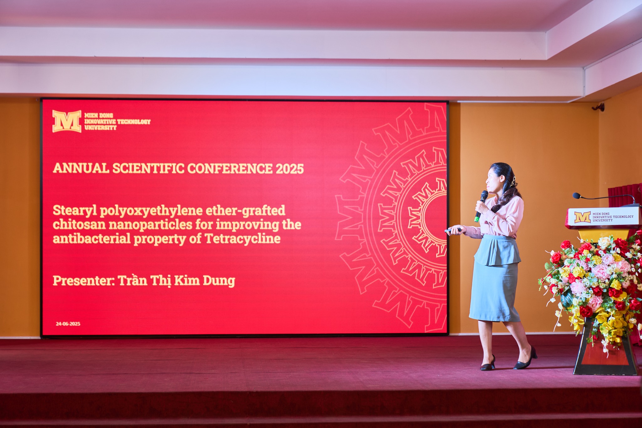 “Hạt nano Chitosan ghép polyoxyethylen stearyl nhằm cải thiện đặc tính kháng khuẩn của Tetracycline” – ThS. Trần Thị Kim Dung