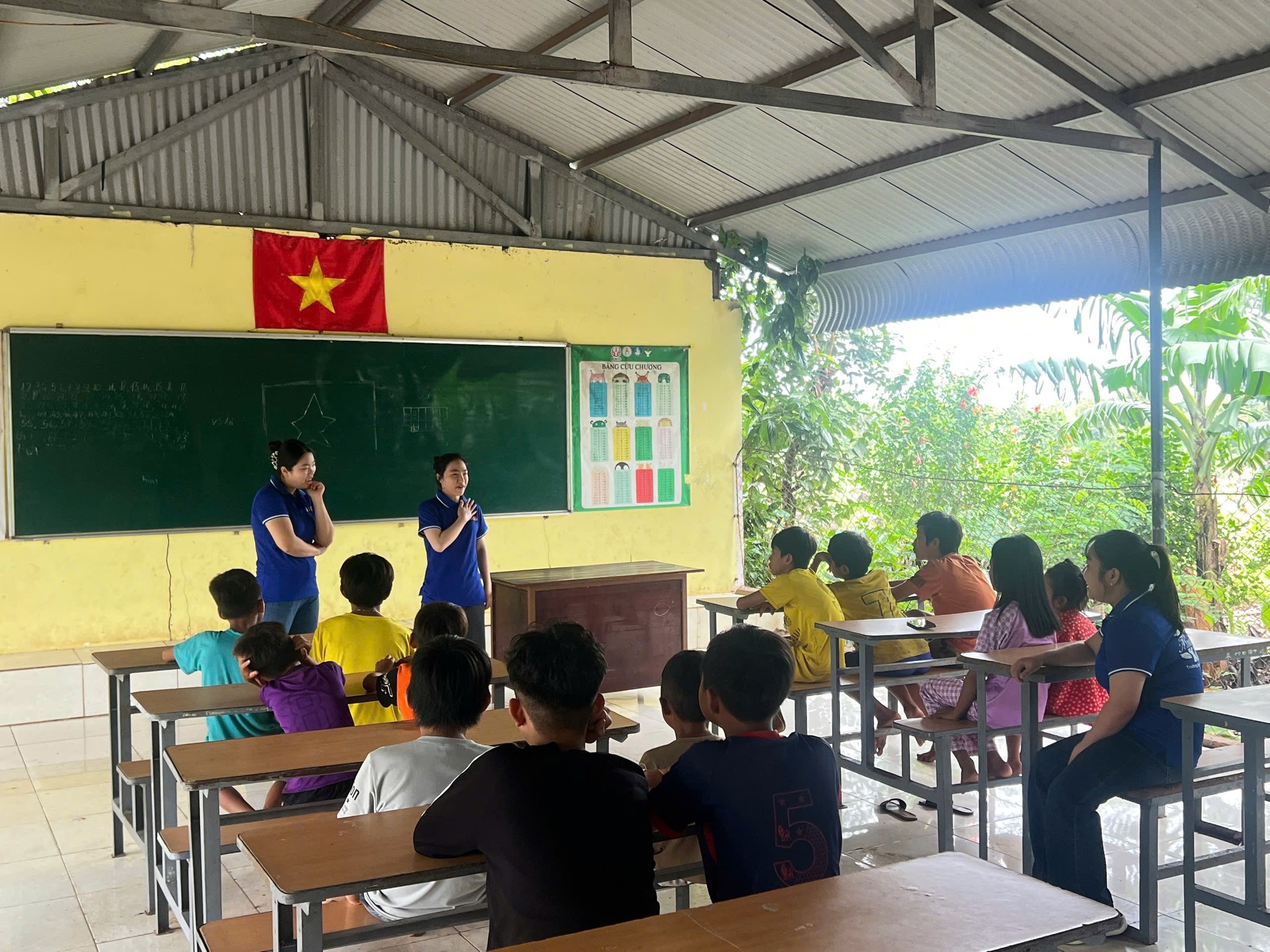 Gia sư áo xanh – lớp học tiếng Anh miễn phí cho thiếu nhi tại Sóc Lu chính thức khai giảng