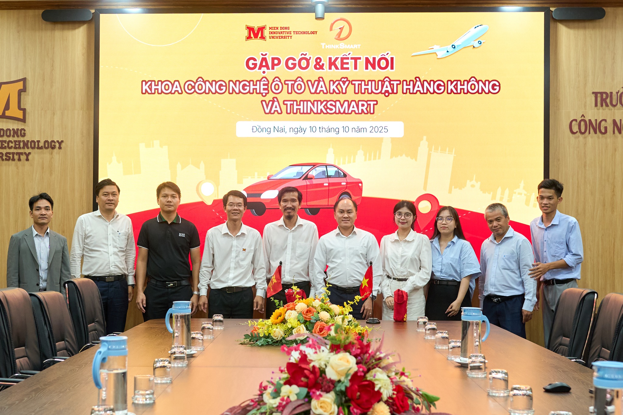 Khoa Công nghệ Ô tô và Kỹ thuật Hàng không MIT Uni. làm việc cùng Công ty Thinksmart – Mở rộng hợp tác và ứng dụng công nghệ 3D hiện đại