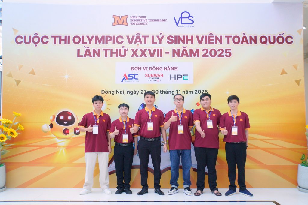 Các đoàn tham dự Cuộc thi Olympic Vật lý Sinh viên Toàn quốc lần thứ XXVII năm 2025 đã có mặt tại MIT University Vietnam