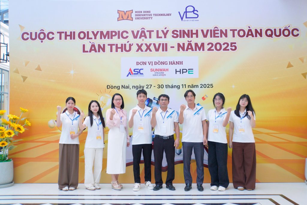 Các đoàn tham dự Cuộc thi Olympic Vật lý Sinh viên Toàn quốc lần thứ XXVII năm 2025 đã có mặt tại MIT University Vietnam