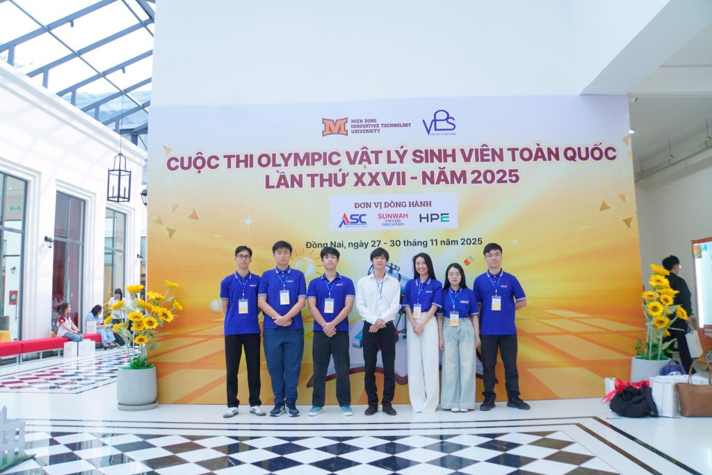 Các đoàn tham dự Cuộc thi Olympic Vật lý Sinh viên Toàn quốc lần thứ XXVII năm 2025 đã có mặt tại MIT University Vietnam