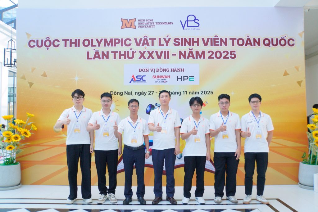 Các đoàn tham dự Cuộc thi Olympic Vật lý Sinh viên Toàn quốc lần thứ XXVII năm 2025 đã có mặt tại MIT University Vietnam