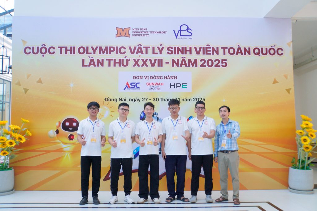 Các đoàn tham dự Cuộc thi Olympic Vật lý Sinh viên Toàn quốc lần thứ XXVII năm 2025 đã có mặt tại MIT University Vietnam