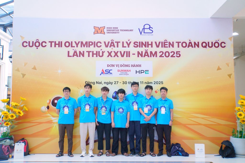 Các đoàn tham dự Cuộc thi Olympic Vật lý Sinh viên Toàn quốc lần thứ XXVII năm 2025 đã có mặt tại MIT University Vietnam