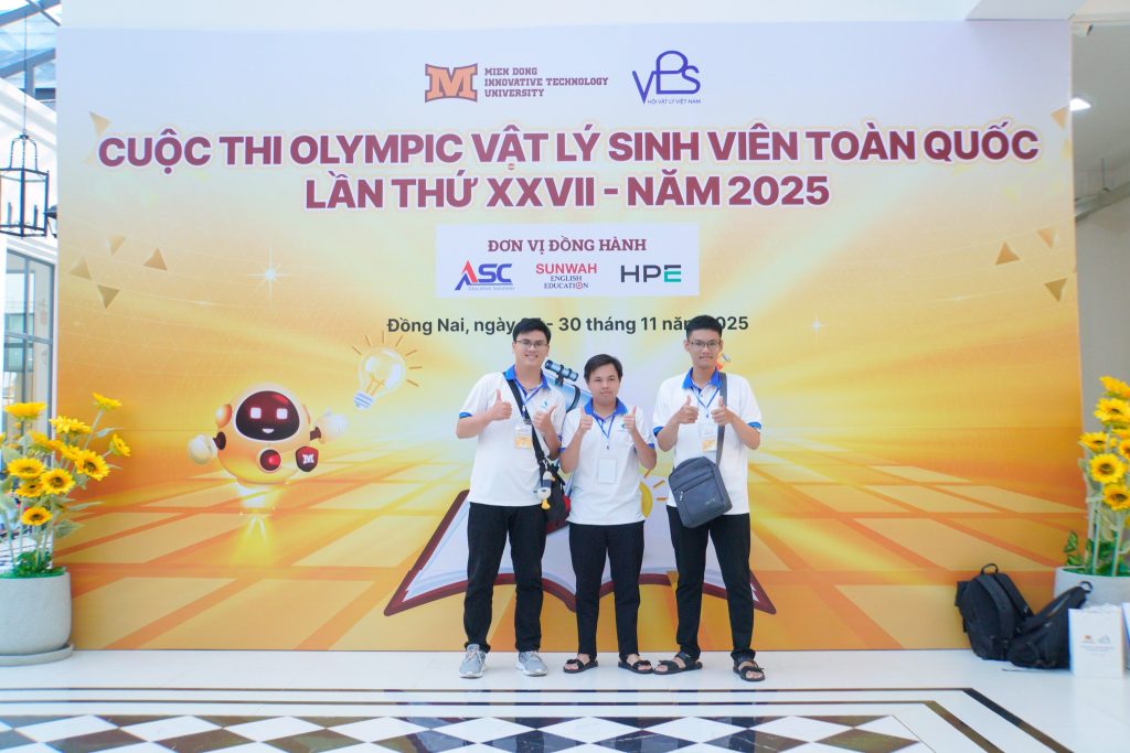Các đoàn tham dự Cuộc thi Olympic Vật lý Sinh viên Toàn quốc lần thứ XXVII năm 2025 đã có mặt tại MIT University Vietnam