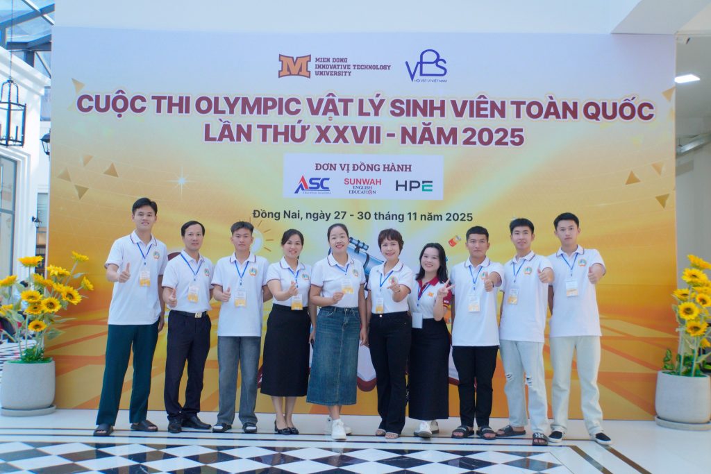 Các đoàn tham dự Cuộc thi Olympic Vật lý Sinh viên Toàn quốc lần thứ XXVII năm 2025 đã có mặt tại MIT University Vietnam
