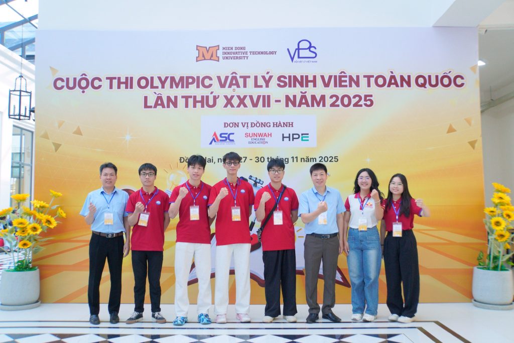 Các đoàn tham dự Cuộc thi Olympic Vật lý Sinh viên Toàn quốc lần thứ XXVII năm 2025 đã có mặt tại MIT University Vietnam