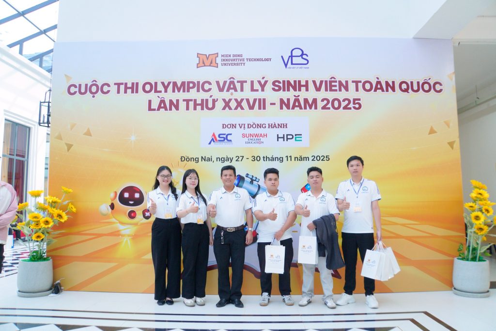 Các đoàn tham dự Cuộc thi Olympic Vật lý Sinh viên Toàn quốc lần thứ XXVII năm 2025 đã có mặt tại MIT University Vietnam