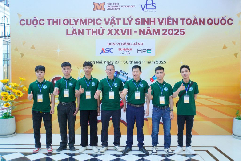 Các đoàn tham dự Cuộc thi Olympic Vật lý Sinh viên Toàn quốc lần thứ XXVII năm 2025 đã có mặt tại MIT University Vietnam