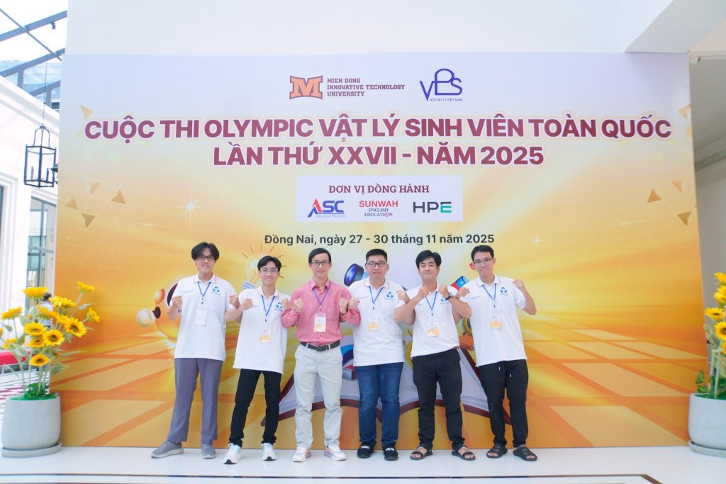 Các đoàn tham dự Cuộc thi Olympic Vật lý Sinh viên Toàn quốc lần thứ XXVII năm 2025 đã có mặt tại MIT University Vietnam