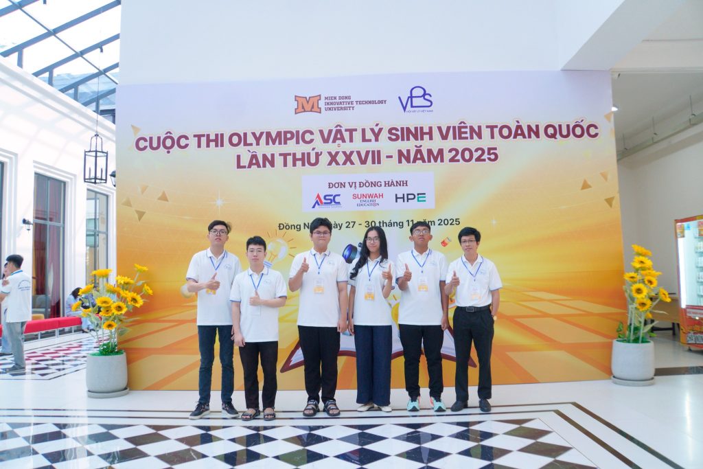 Các đoàn tham dự Cuộc thi Olympic Vật lý Sinh viên Toàn quốc lần thứ XXVII năm 2025 đã có mặt tại MIT University Vietnam