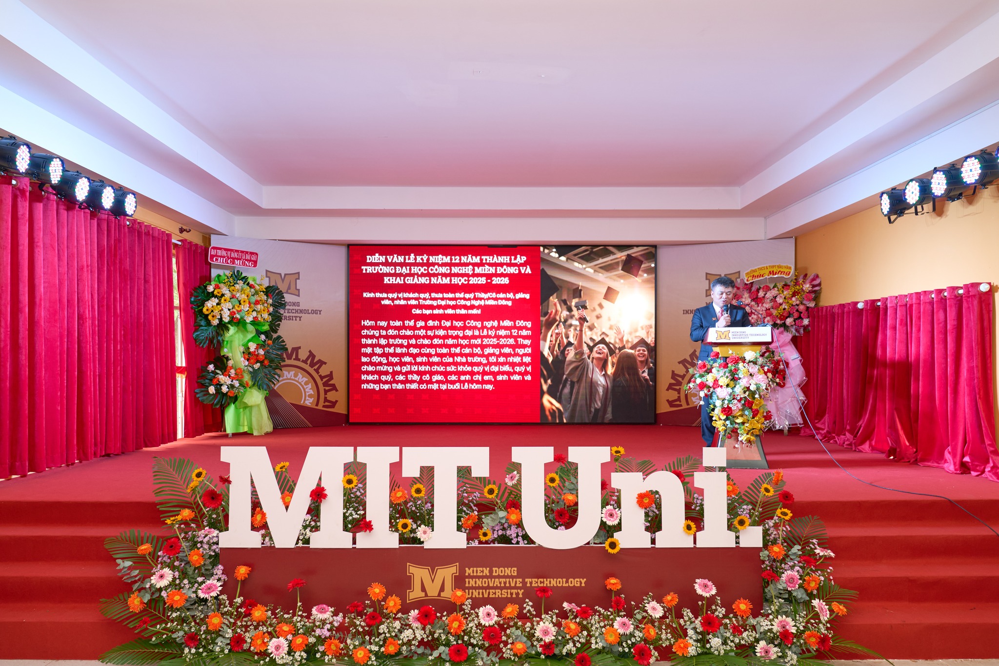 Lễ Khai giảng năm học 2025 – 2026 & Kỷ niệm 12 năm thành lập Trường Đại học Công nghệ Miền Đông