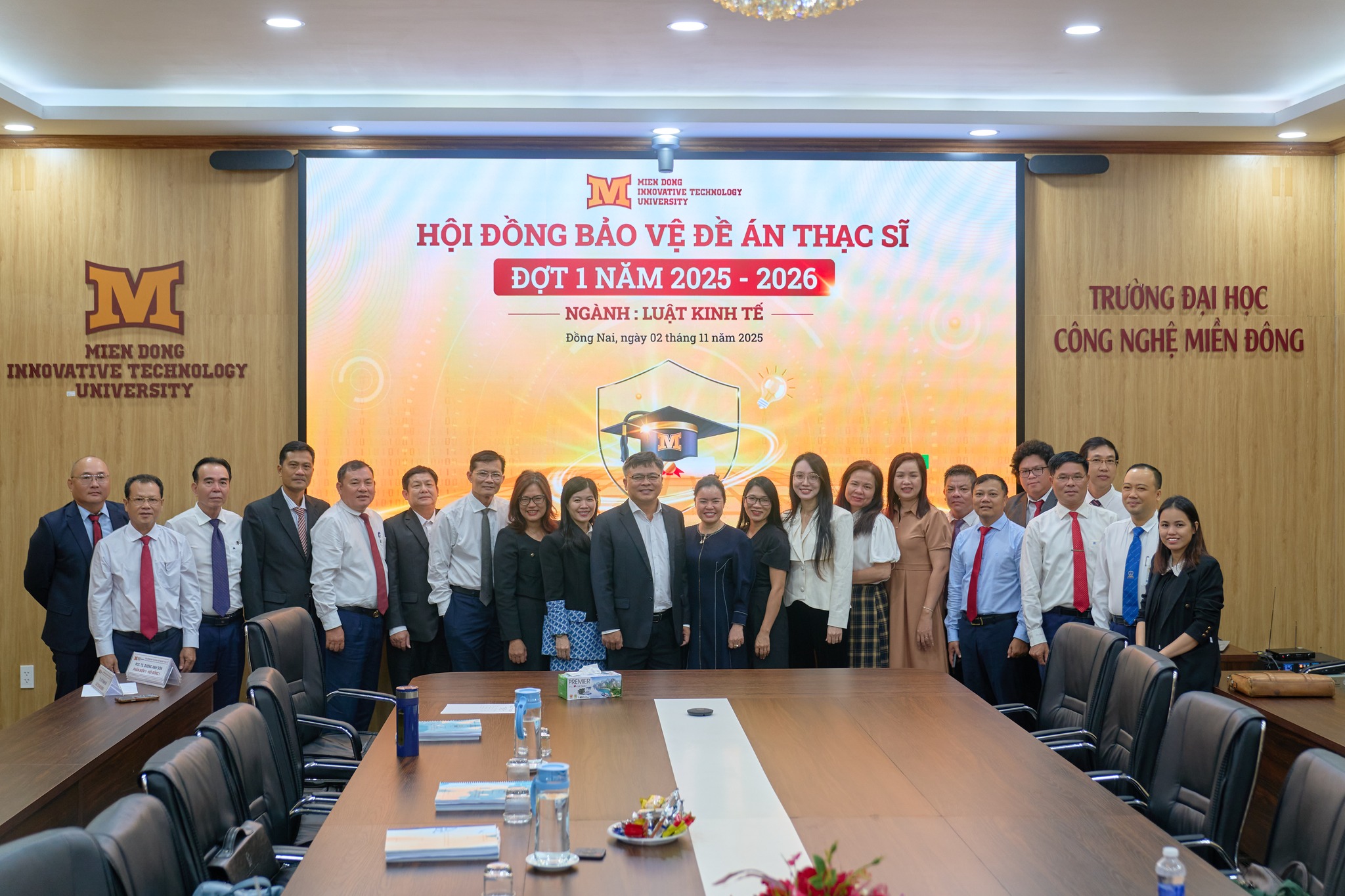 MIT Uni. tổ chức buổi bảo vệ đề án Thạc sĩ đợt 1 năm 2025 ngành Luật Kinh tế