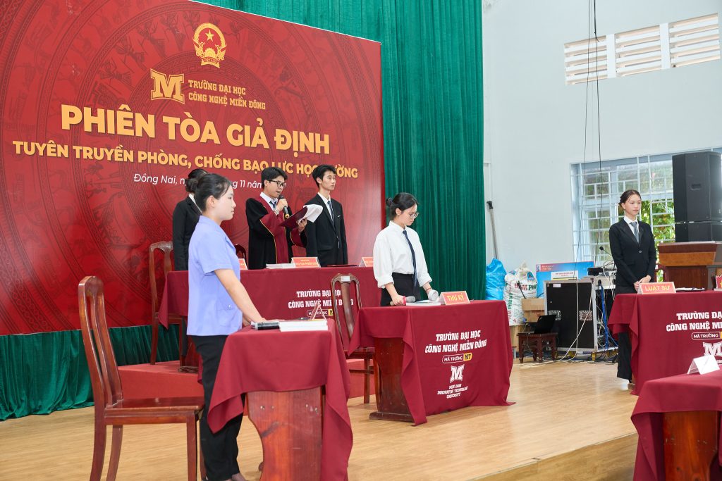 Phiên tòa giả định tại THPT Điểu Cải – Tuyên truyền phòng, chống bạo lực học đường