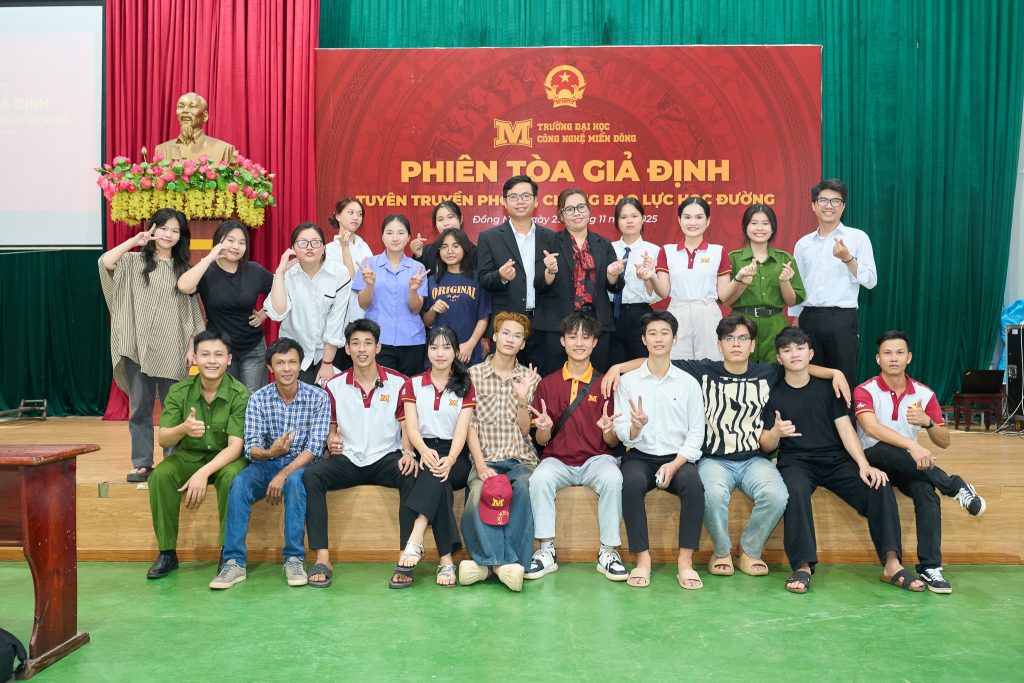 Phiên tòa giả định tại THPT Điểu Cải – Tuyên truyền phòng, chống bạo lực học đường