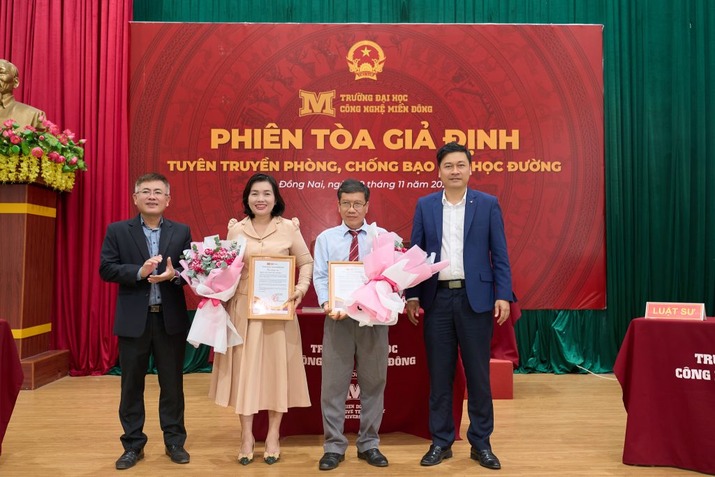 Phiên tòa giả định tại THPT Điểu Cải – Tuyên truyền phòng, chống bạo lực học đường