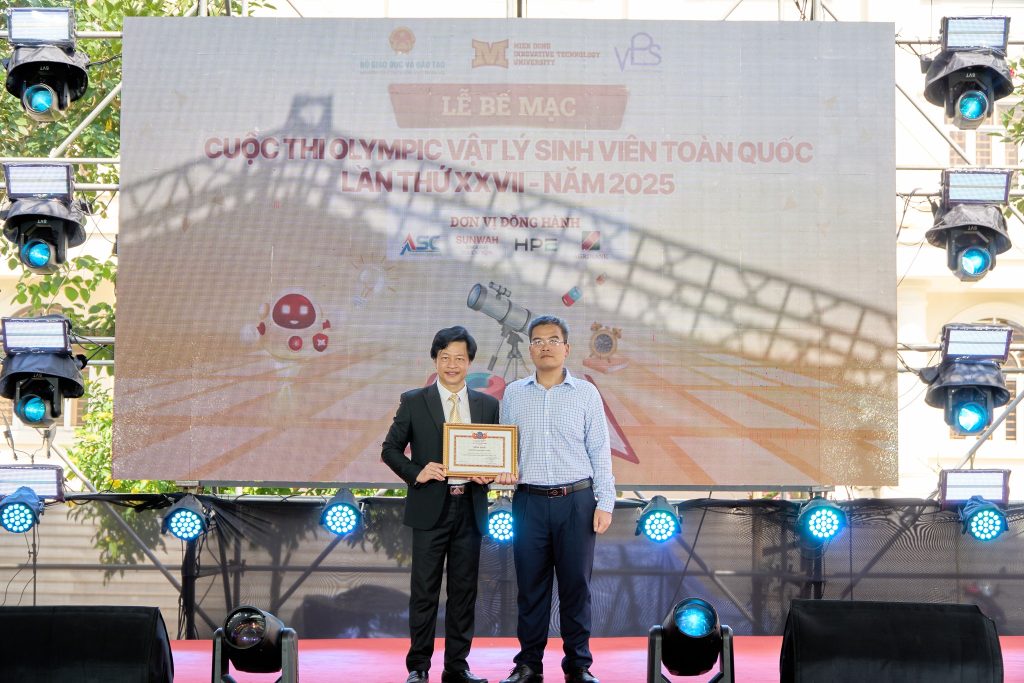 Lễ bế mạc và trao giải Cuộc thi Olympic Vật lý Sinh viên toàn quốc lần thứ XXVII – Năm 2025