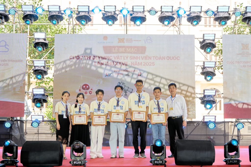 Lễ bế mạc và trao giải Cuộc thi Olympic Vật lý Sinh viên toàn quốc lần thứ XXVII – Năm 2025