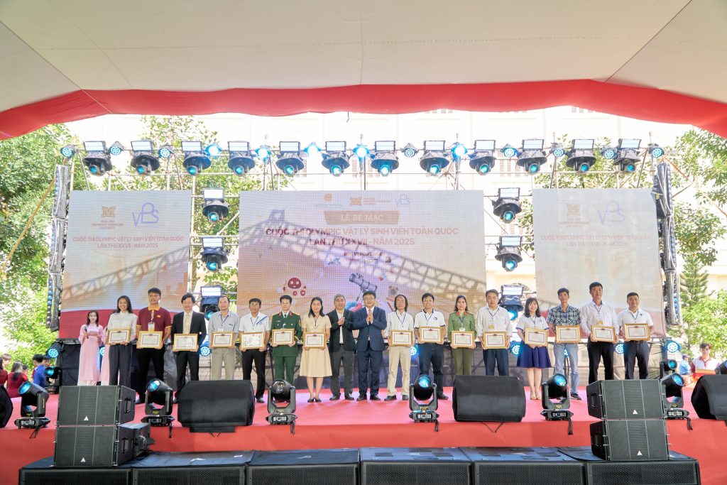 Lễ bế mạc và trao giải Cuộc thi Olympic Vật lý Sinh viên toàn quốc lần thứ XXVII – Năm 2025