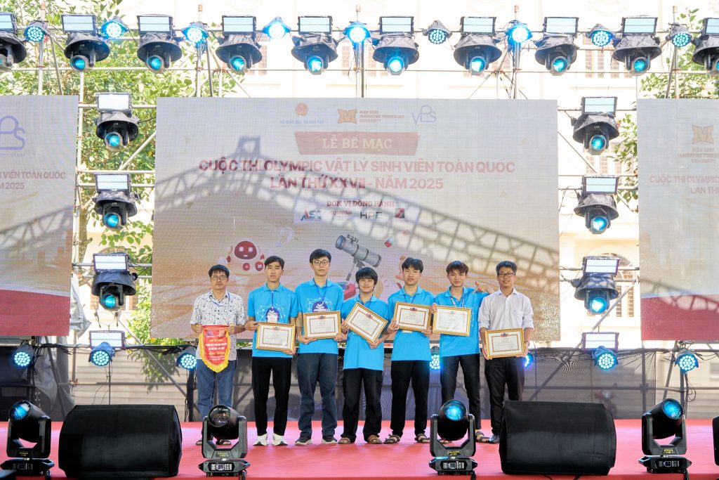 Lễ bế mạc và trao giải Cuộc thi Olympic Vật lý Sinh viên toàn quốc lần thứ XXVII – Năm 2025