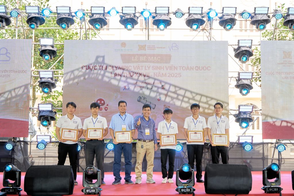 Lễ bế mạc và trao giải Cuộc thi Olympic Vật lý Sinh viên toàn quốc lần thứ XXVII – Năm 2025