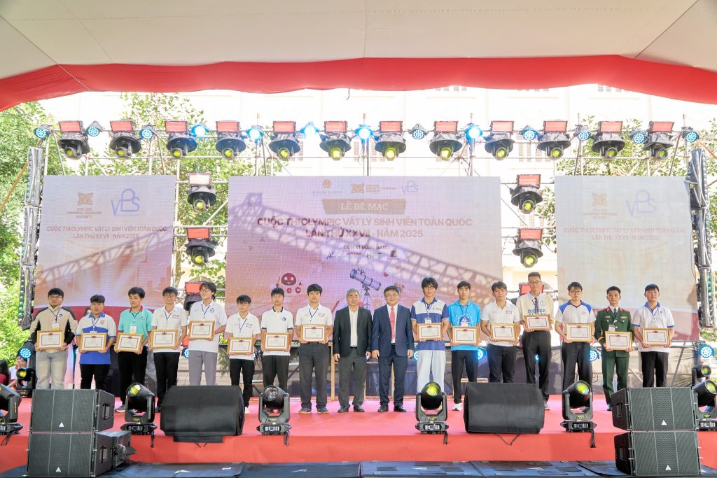 Lễ bế mạc và trao giải Cuộc thi Olympic Vật lý Sinh viên toàn quốc lần thứ XXVII – Năm 2025