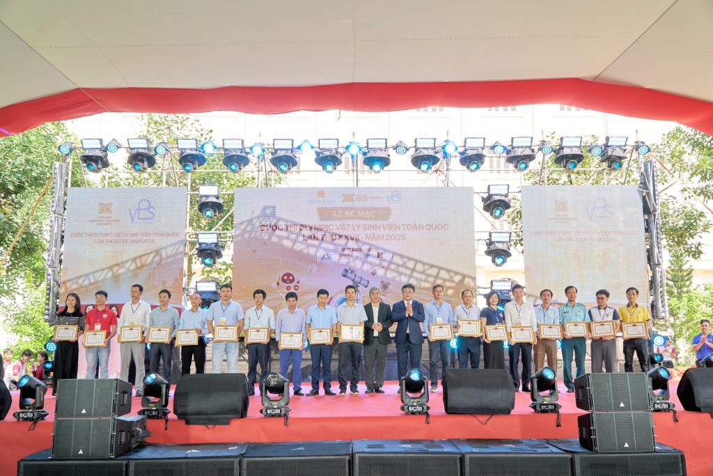 Lễ bế mạc và trao giải Cuộc thi Olympic Vật lý Sinh viên toàn quốc lần thứ XXVII – Năm 2025