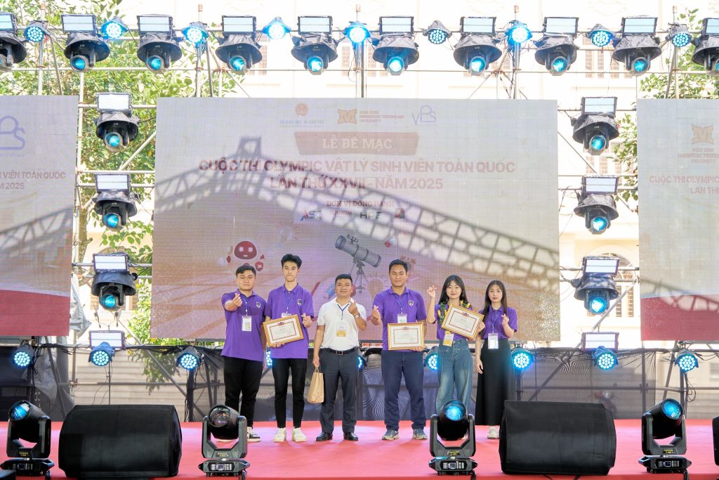 Lễ bế mạc và trao giải Cuộc thi Olympic Vật lý Sinh viên toàn quốc lần thứ XXVII – Năm 2025